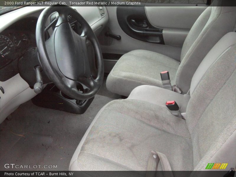  2000 Ranger XLT Regular Cab Medium Graphite Interior