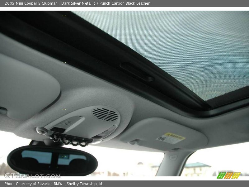 Dark Silver Metallic / Punch Carbon Black Leather 2009 Mini Cooper S Clubman