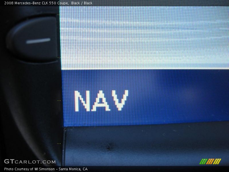 Black / Black 2008 Mercedes-Benz CLK 550 Coupe