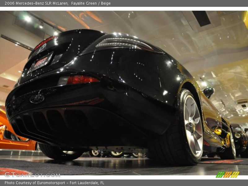 Fayalite Green / Beige 2006 Mercedes-Benz SLR McLaren