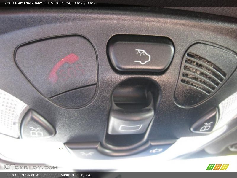 Black / Black 2008 Mercedes-Benz CLK 550 Coupe