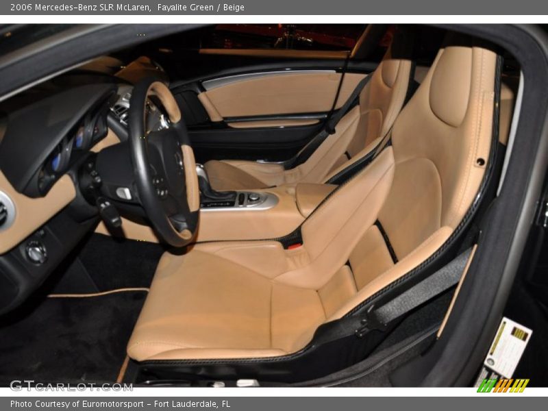  2006 SLR McLaren Beige Interior