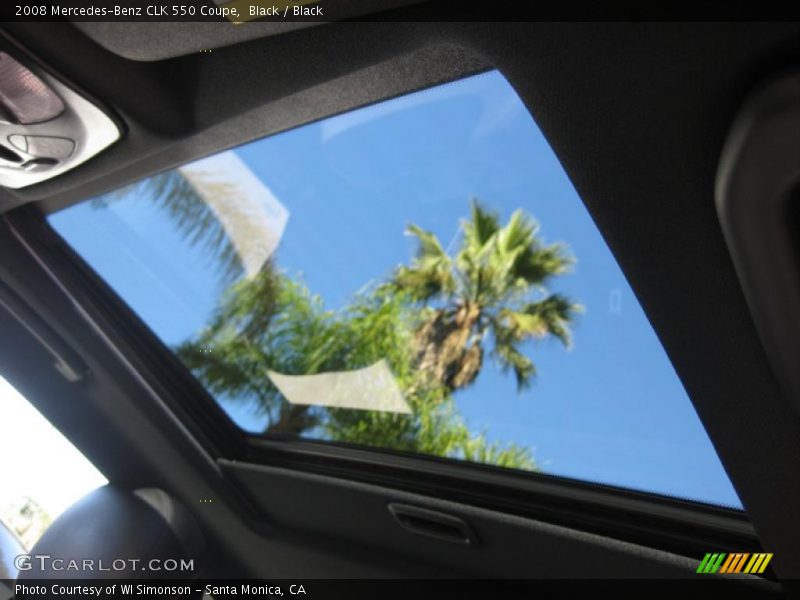 Black / Black 2008 Mercedes-Benz CLK 550 Coupe