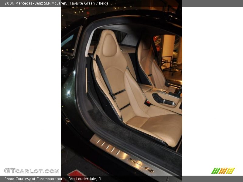 Fayalite Green / Beige 2006 Mercedes-Benz SLR McLaren