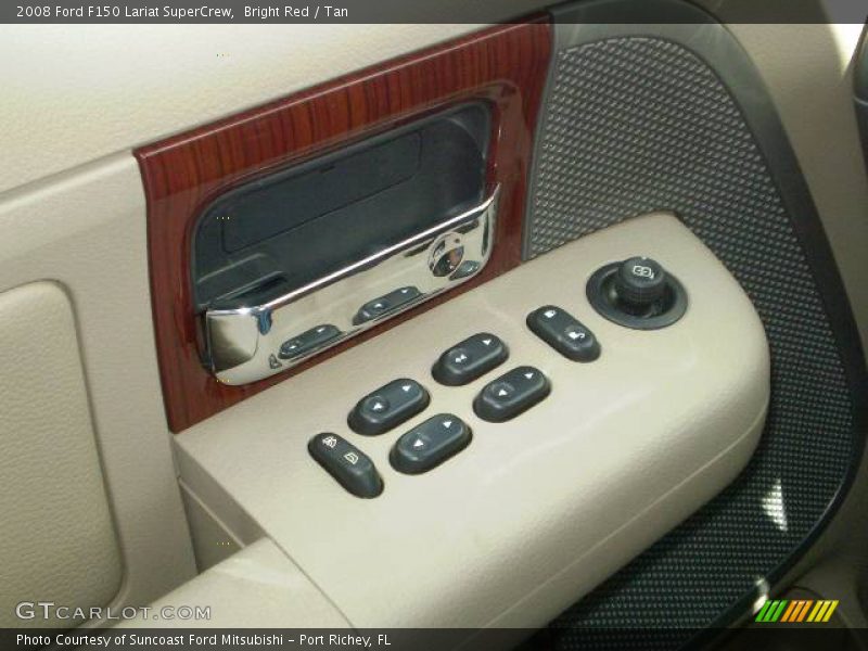 Bright Red / Tan 2008 Ford F150 Lariat SuperCrew