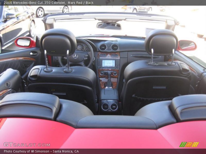 Mars Red / Black 2008 Mercedes-Benz CLK 350 Cabriolet