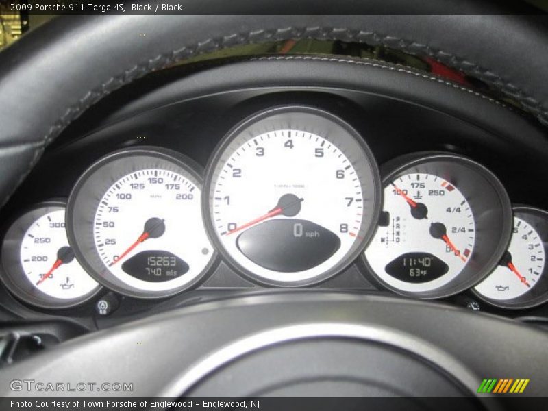 Black / Black 2009 Porsche 911 Targa 4S