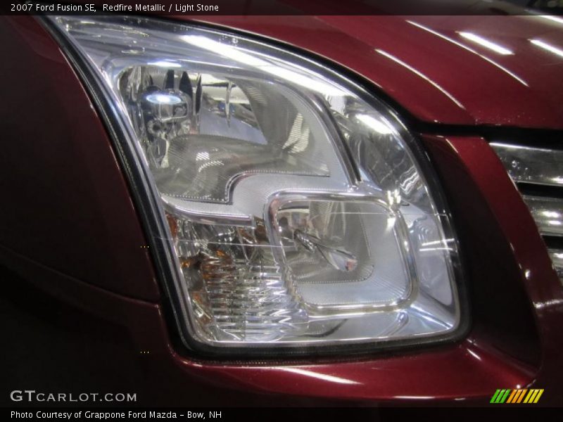 Redfire Metallic / Light Stone 2007 Ford Fusion SE
