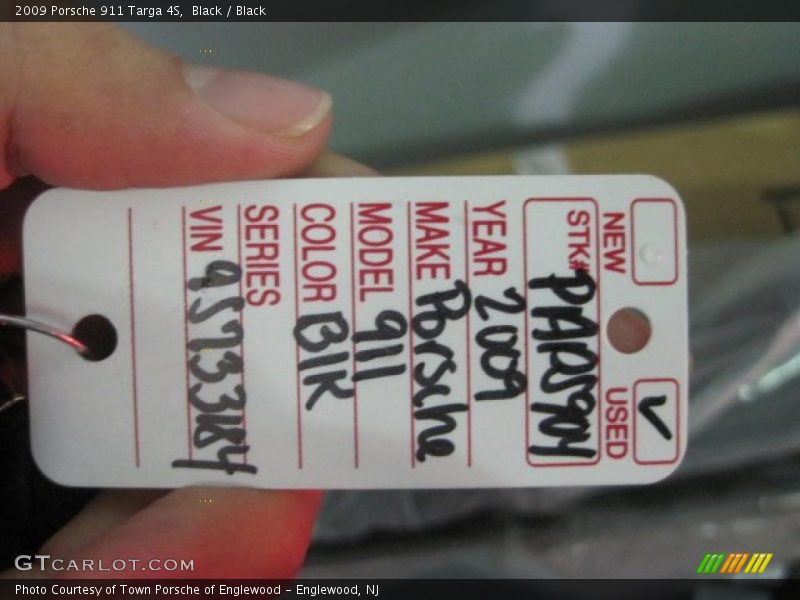 Black / Black 2009 Porsche 911 Targa 4S