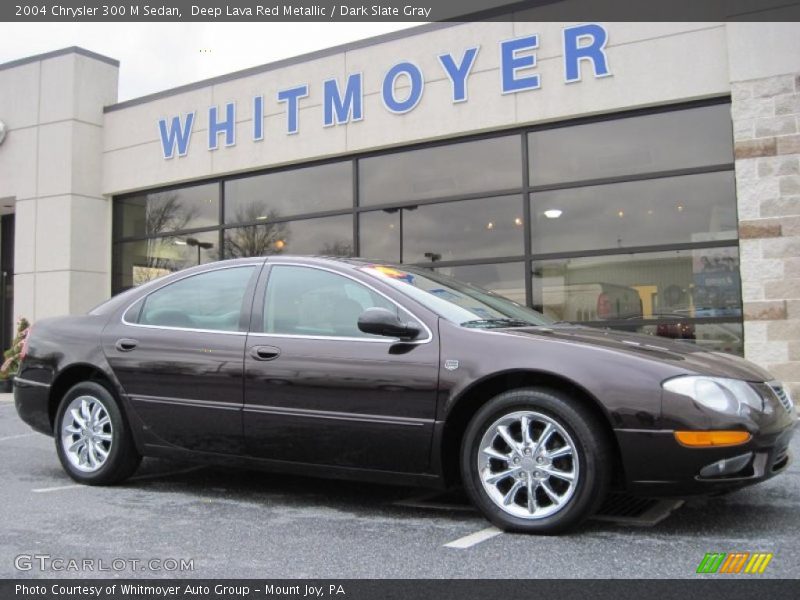 Deep Lava Red Metallic / Dark Slate Gray 2004 Chrysler 300 M Sedan
