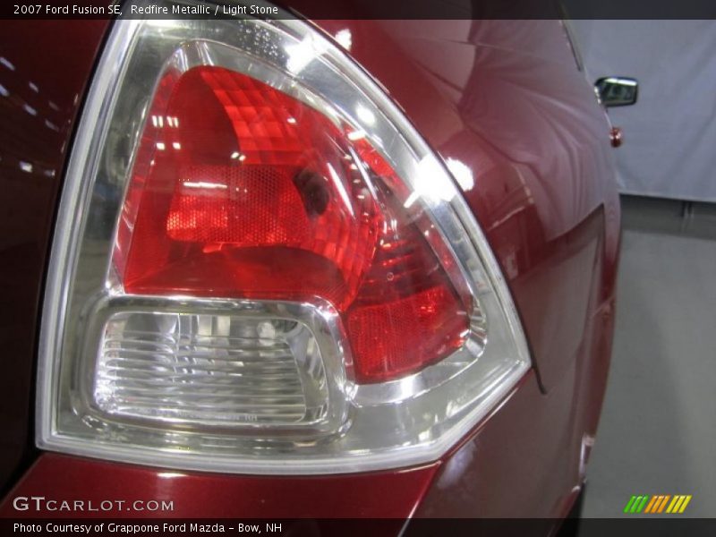 Redfire Metallic / Light Stone 2007 Ford Fusion SE