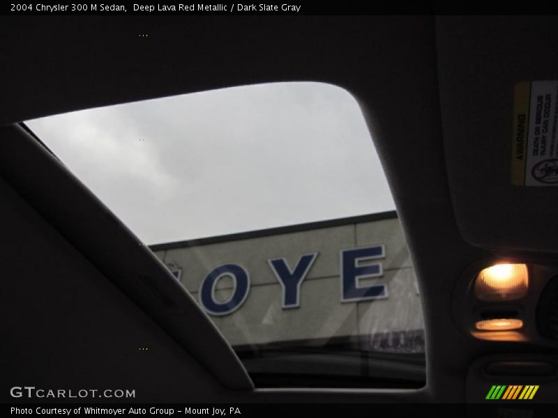 Sunroof of 2004 300 M Sedan