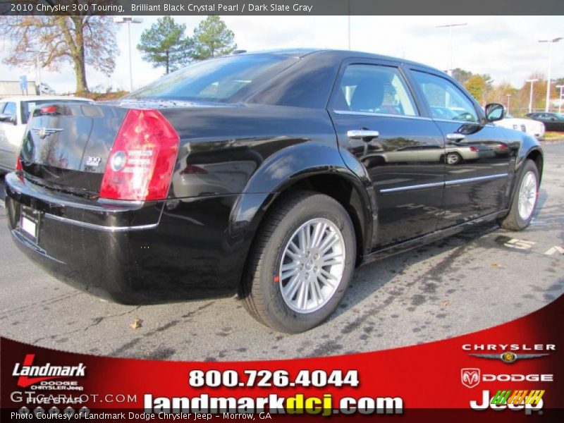 Brilliant Black Crystal Pearl / Dark Slate Gray 2010 Chrysler 300 Touring