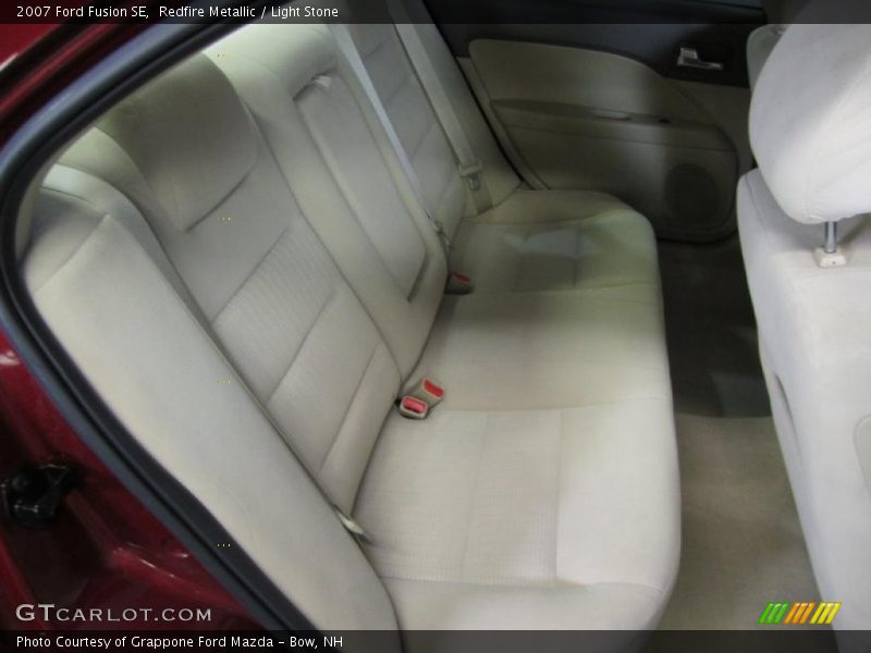 Redfire Metallic / Light Stone 2007 Ford Fusion SE