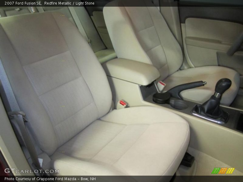 Redfire Metallic / Light Stone 2007 Ford Fusion SE