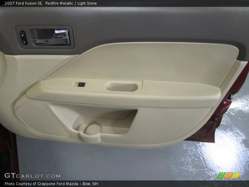 Redfire Metallic / Light Stone 2007 Ford Fusion SE