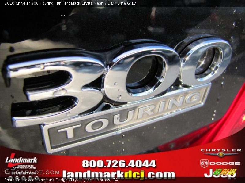 Brilliant Black Crystal Pearl / Dark Slate Gray 2010 Chrysler 300 Touring