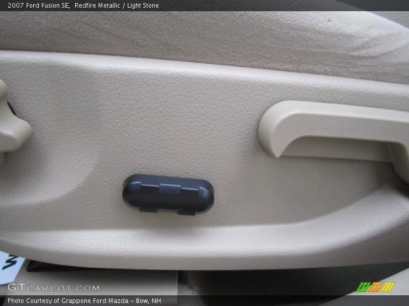 Redfire Metallic / Light Stone 2007 Ford Fusion SE