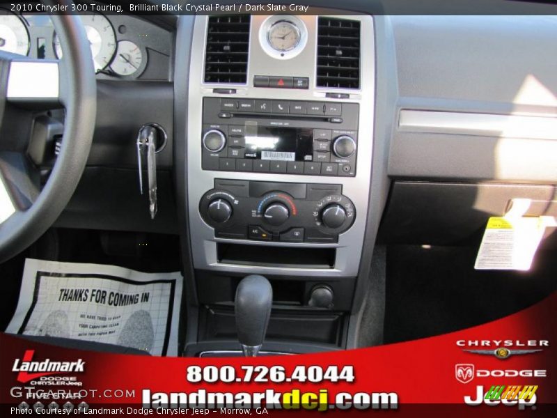 Brilliant Black Crystal Pearl / Dark Slate Gray 2010 Chrysler 300 Touring