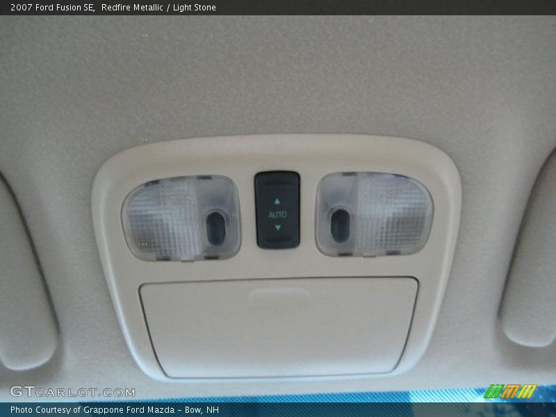 Redfire Metallic / Light Stone 2007 Ford Fusion SE