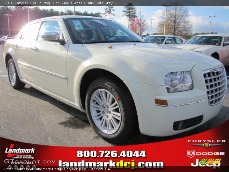 Cool Vanilla White / Dark Slate Gray 2010 Chrysler 300 Touring