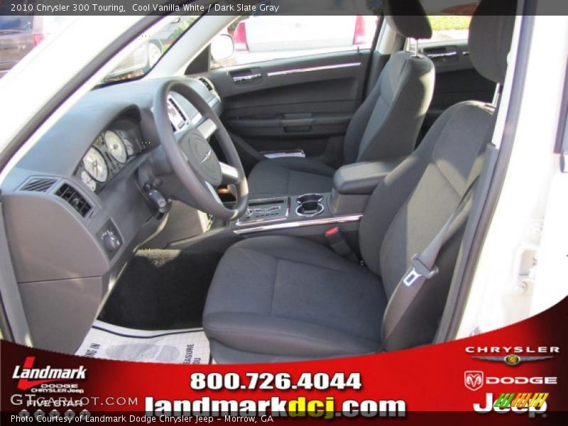 Cool Vanilla White / Dark Slate Gray 2010 Chrysler 300 Touring