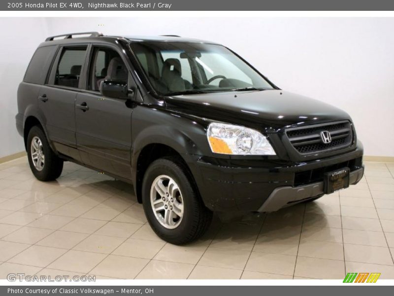 Nighthawk Black Pearl / Gray 2005 Honda Pilot EX 4WD