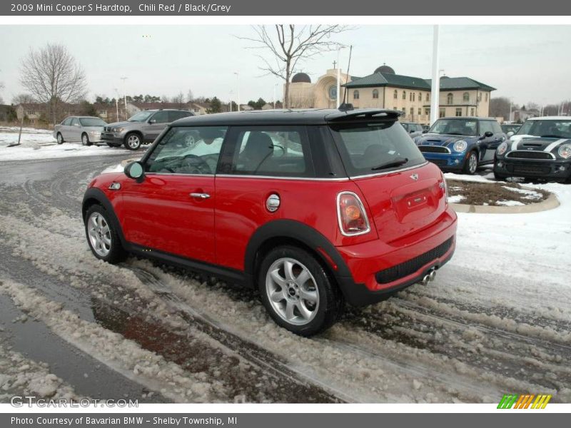 Chili Red / Black/Grey 2009 Mini Cooper S Hardtop