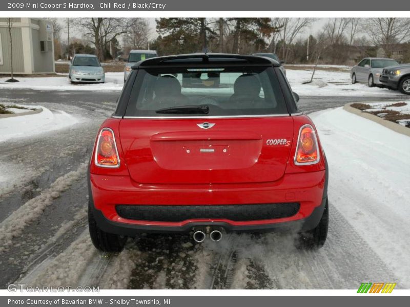 Chili Red / Black/Grey 2009 Mini Cooper S Hardtop