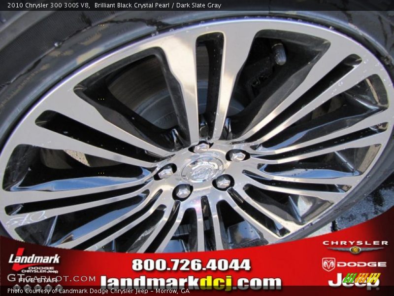 Brilliant Black Crystal Pearl / Dark Slate Gray 2010 Chrysler 300 300S V8
