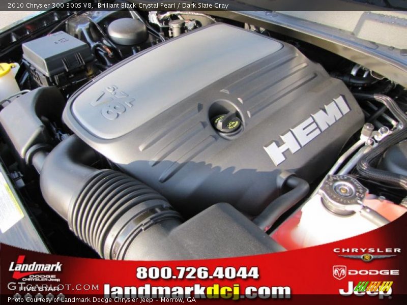 Brilliant Black Crystal Pearl / Dark Slate Gray 2010 Chrysler 300 300S V8