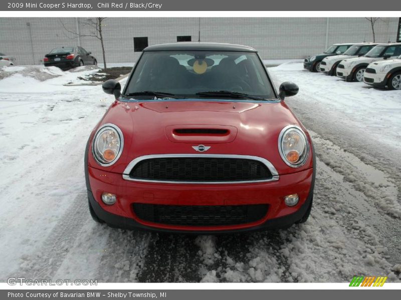 Chili Red / Black/Grey 2009 Mini Cooper S Hardtop