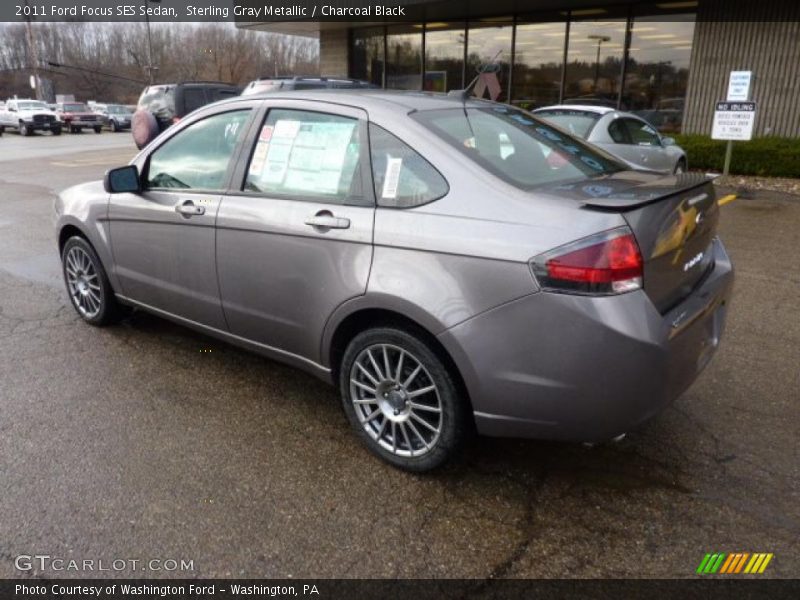 Sterling Gray Metallic / Charcoal Black 2011 Ford Focus SES Sedan