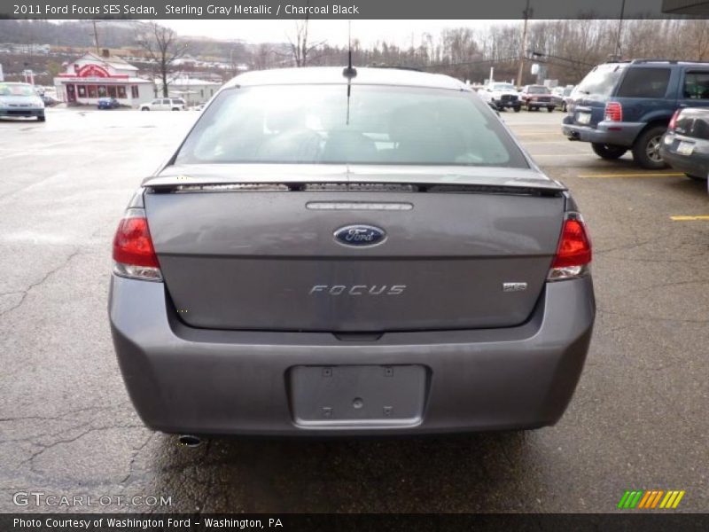 Sterling Gray Metallic / Charcoal Black 2011 Ford Focus SES Sedan