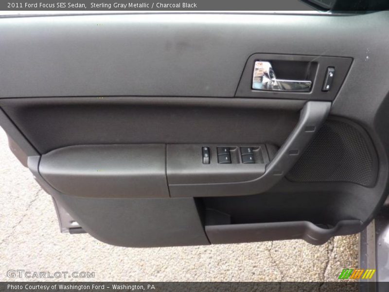 Sterling Gray Metallic / Charcoal Black 2011 Ford Focus SES Sedan