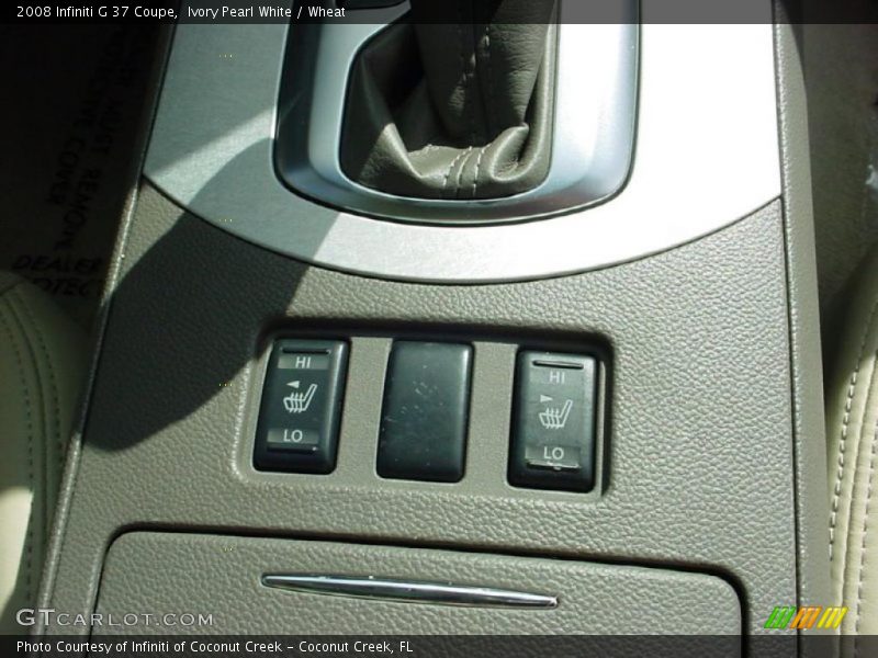 Ivory Pearl White / Wheat 2008 Infiniti G 37 Coupe