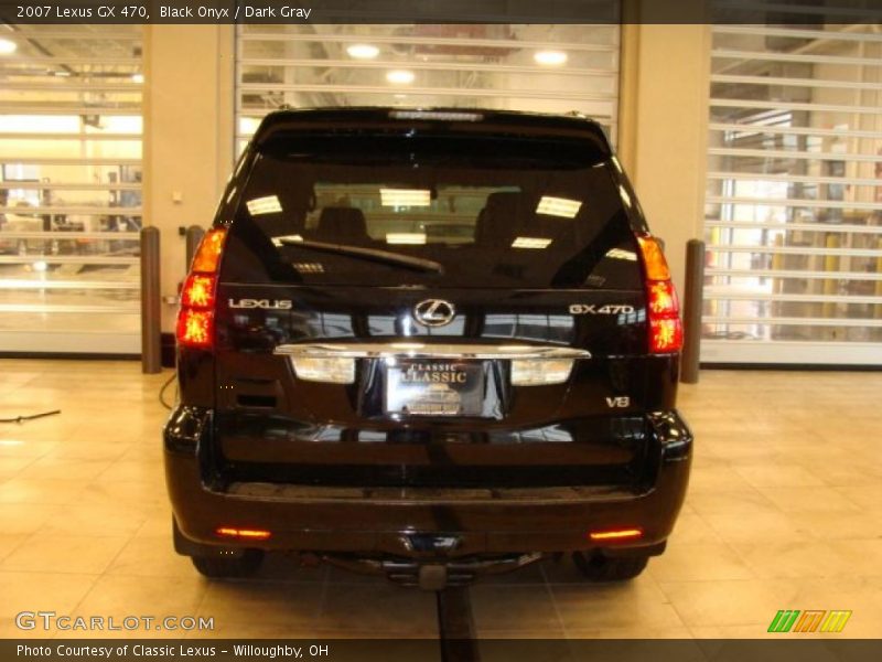 Black Onyx / Dark Gray 2007 Lexus GX 470