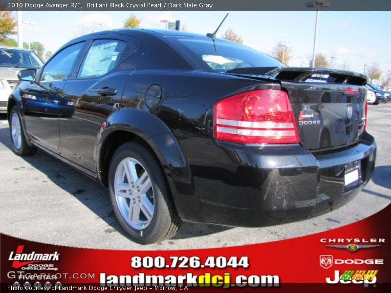 Brilliant Black Crystal Pearl / Dark Slate Gray 2010 Dodge Avenger R/T