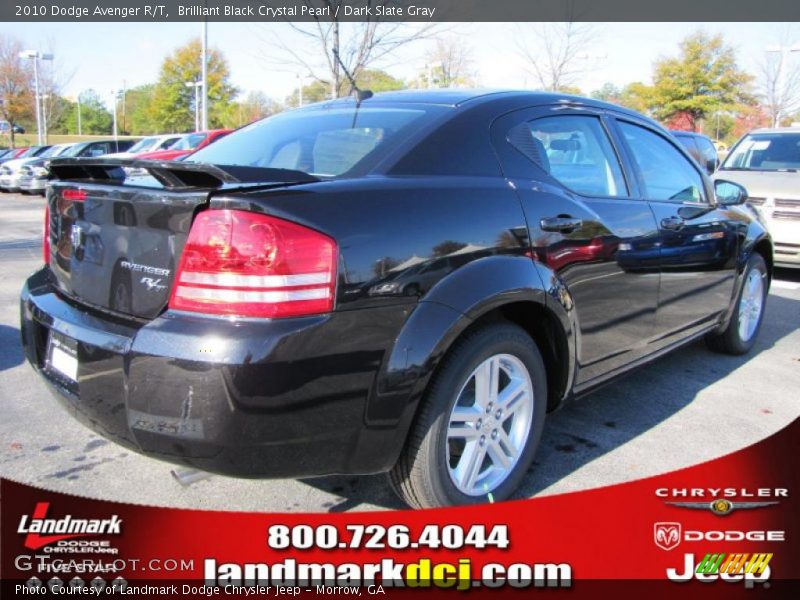 Brilliant Black Crystal Pearl / Dark Slate Gray 2010 Dodge Avenger R/T