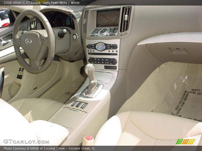 Ivory Pearl White / Wheat 2008 Infiniti G 37 Coupe