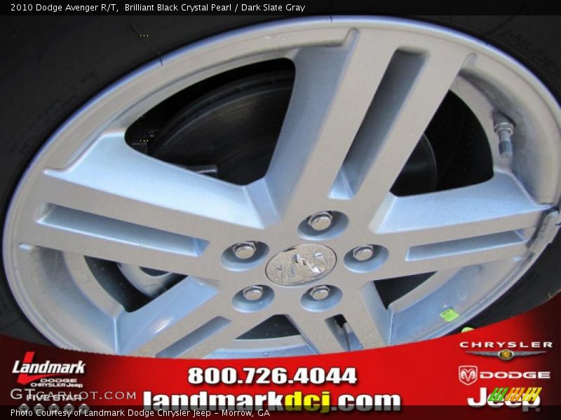 Brilliant Black Crystal Pearl / Dark Slate Gray 2010 Dodge Avenger R/T