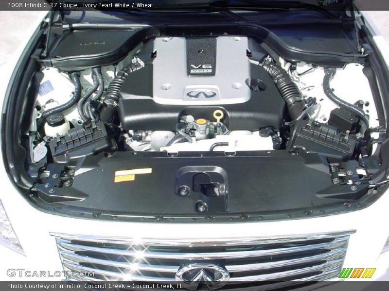 Ivory Pearl White / Wheat 2008 Infiniti G 37 Coupe