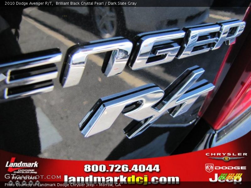 Brilliant Black Crystal Pearl / Dark Slate Gray 2010 Dodge Avenger R/T