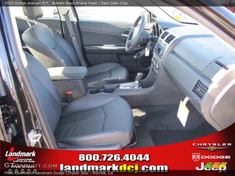 Brilliant Black Crystal Pearl / Dark Slate Gray 2010 Dodge Avenger R/T