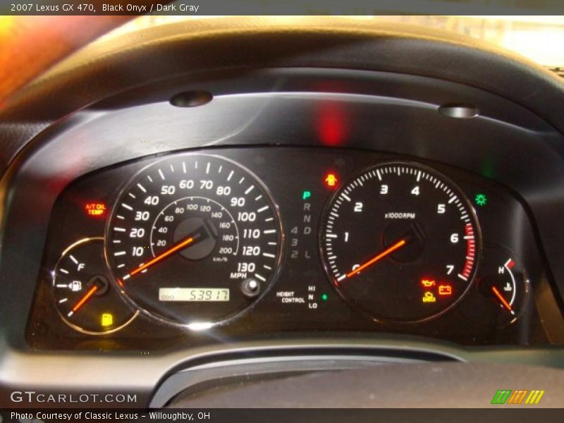 Black Onyx / Dark Gray 2007 Lexus GX 470