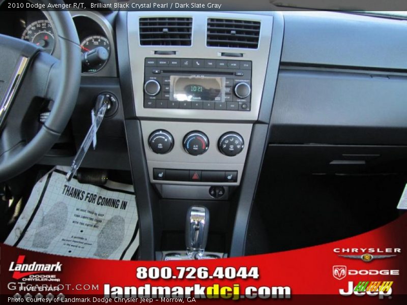 Brilliant Black Crystal Pearl / Dark Slate Gray 2010 Dodge Avenger R/T