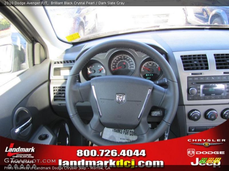 Brilliant Black Crystal Pearl / Dark Slate Gray 2010 Dodge Avenger R/T