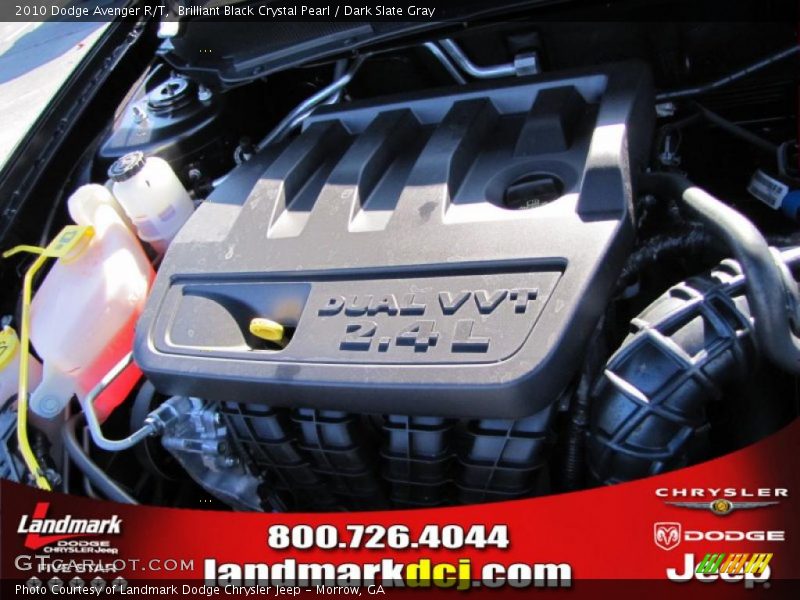 Brilliant Black Crystal Pearl / Dark Slate Gray 2010 Dodge Avenger R/T