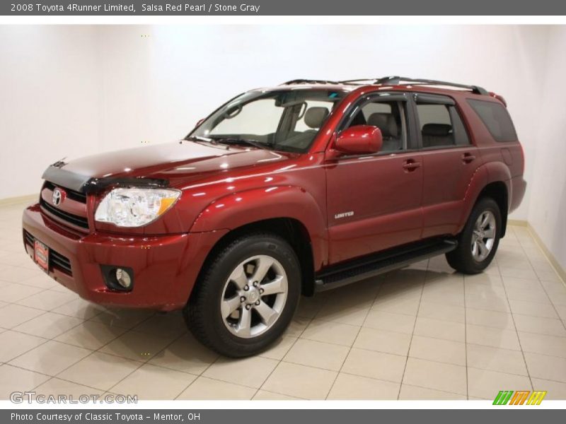 Salsa Red Pearl / Stone Gray 2008 Toyota 4Runner Limited