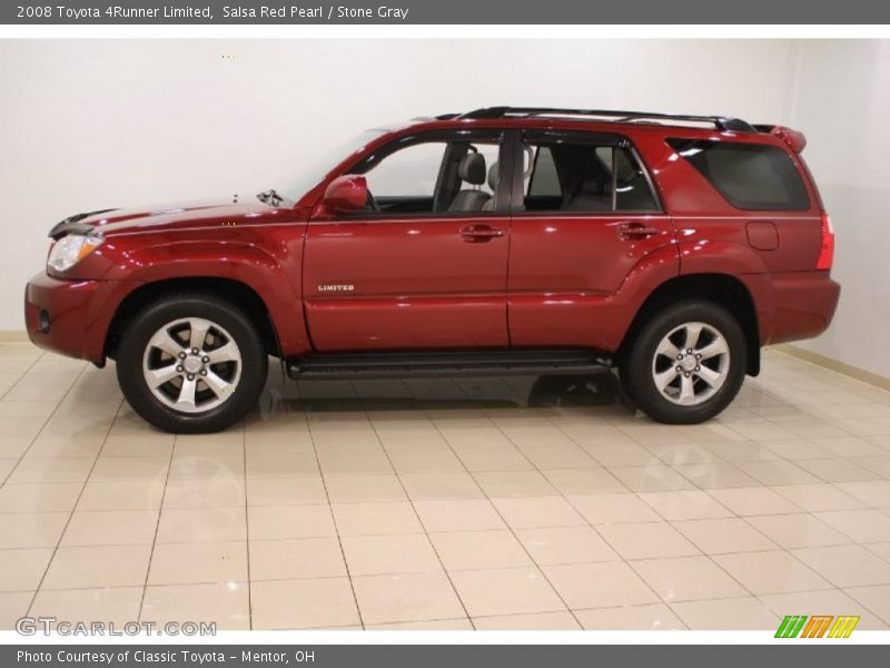 Salsa Red Pearl / Stone Gray 2008 Toyota 4Runner Limited